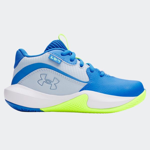 Under Armour Pre-School Lockdown 7 Junior Basketball Shoes 3028514-453
